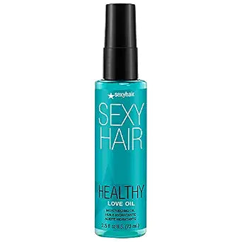 SexyHair Healthy Love Oil Moisturizing Oil | Improves Smoothness and Controls Frizz | Thermal Protection and Adds Shine | All Hair Types