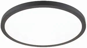 WAC Lighting, Round 11in LED Energy Star Flush Mount 3500K in Black