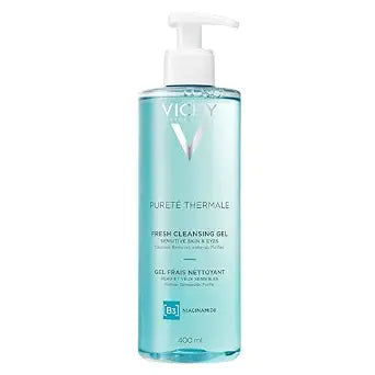 VICHY Purete Thermale Gel Cleanser & Makeup Remover with Niacinamide