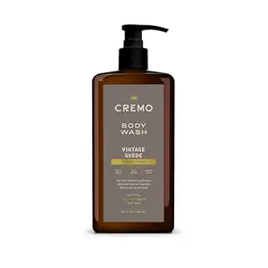 Cremo Body Wash for Men, Vintage Suede, 32 Fl Oz