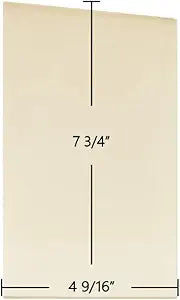 Energy King Bay 2000 Side Ceramic Glass Panel (4 9/16" x 7 3/4") | High-Temperature Replacement Glass