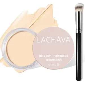 Full Coverage Cream Concealer Set with Brush, Matte Pot Concealer (#01)