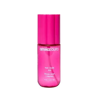amika: aura hair and body mist | pink grapefruit, juicy apricot + warm vanilla