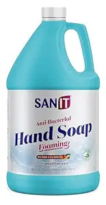 Sanit Antibacterial Foaming Hand Soap Refill - Advanced Formula with Aloe Vera and Moisturizers - All-Natural Moisturizing Hand Wash - Made in USA, Mango Coconut, 1 Gallon