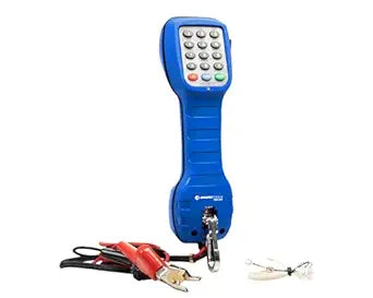 Jonard Tools TBS-200 Telephone Butt Set with High Impedance Monitoring, Analog -Professional Line Tester with Talk, Ring, & Monitor Functions, High Impedance Monitoring & ABN Clips