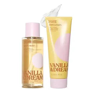 Victoria's Secret Pink Vanilla & Dreamy Mist & Lotion Set