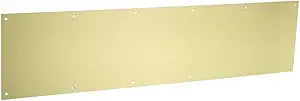 National Hardware N270-353 Kickplate, Brushed Gold, 8" x 34"