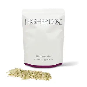 HigherDOSE Serotonin Soak Magnesium Bath Salts, Stress Relief, 32 Oz