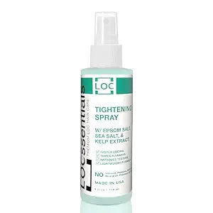 Sea Salt Tightening Spray for Locs Faster Locking for Dreadlocks & Starter Locs - Twist & Braid Spray with Kelp Extract