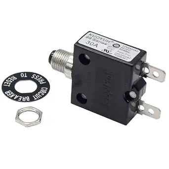 Genuine KUOYUH (30 amps) Circuit Breaker 98 Series 32VDC 125/250VAC 50/60Hz (30A)