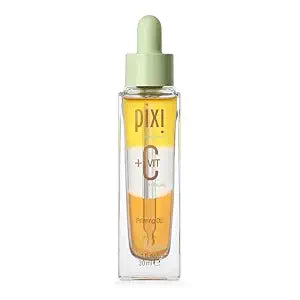Pixi Beauty +C Vit Priming Oil | Nourishing Vitamin C Facial Oil Energizes & Balances Skin | Creates A Flawless Makeup Base | 1.00 Fl Oz