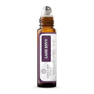 Vitality Extracts Lash Envy Roll-On - Eyelash Enhancing Serum, Essential Oil Blend, Castor Oil, Thicker & Fuller Looking Lashes, Fatty Acids
