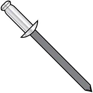 1/4X .876-1.0 Aluminum Rivet with Steel Mandrel (Pack Qty 1,000) BC-ADS816 by Shorpioen