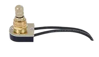B&P Lamp Rotary Canopy Switch W/6" Wire Leads. Imported