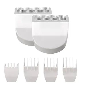 2 Pack Professional Peanut Clipper/Trimmer Snap On Replacement Blades #2068-300 - Compatible with Wahl Peanut Hair Clipper/Trimmer, Black (Black 2 Pcs)