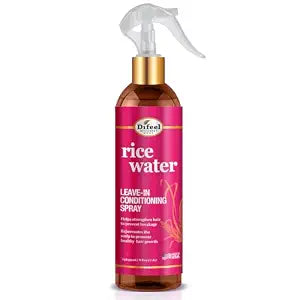 Difeel Rice Water Leave-in Conditioning Spray 8 oz. - Spray Leave in Conditioner For Dry Damaged Hair