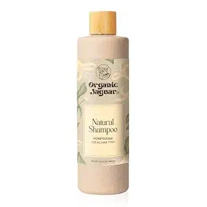 Organic Jaguar Natural Shampoo for Hair Care, Sulfate Free Shampoo with Castor Oil, Honeysuckle, Glycerin, Aloe Vera & Mild Thickening Agent, Dry to Color Treated to All Hair, 13.5 fl oz