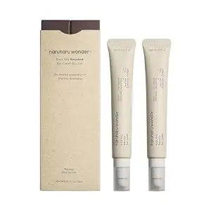 haruharu Black Rice Bakuchiol Eye Cream, 1.34 fl.oz, Duo Set, Vegan