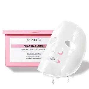 SKINTIFIC Niacinamide Daily Sheet Mask with Tranexamic Acid & Rice Extract