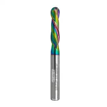 Tools Extra Long Ball Nose Carbide End Mill, CNC Cutting Tools for Aluminum Cutting,Wood Cutting, More Wear Resistant, Suit for 3D Carving & Engraving. 2 Flute Router Bits (5/8-4" 1pcs