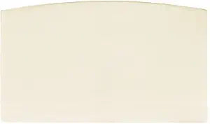 Blue Ridge Small Single Door Glass Replacement Γ 15 5/8" x 9 7/8" Archtop High-Temperature Ceramic Glass Panel (7GBRS)