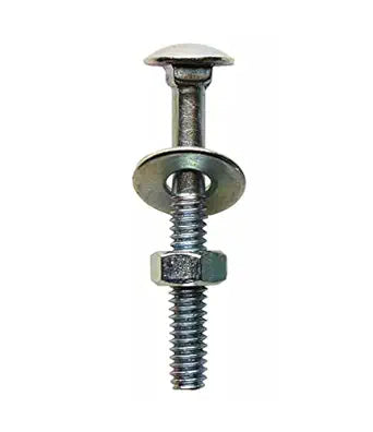Hillman 1/4 in. Dia. x 2-1/2 in. L Zinc-Plated Steel Carriage Bolt 100 pk