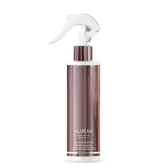 ALURAM High Shine Anti-Frizz Blowout Spray (8 fl oz) Heat-Activated Styling & Protection - Coconut Water, Pomegranate, Pracaxi Oils - Shine Spray for Hair - All Hair Types - Clean Beauty Collection