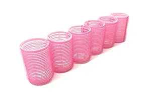 1-1/2” Self Grip Hair Rollers - 6 Count assort