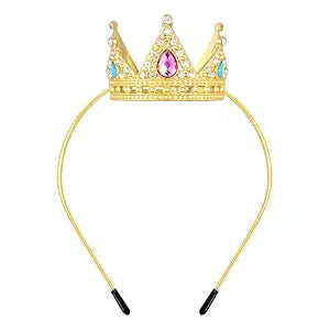 obmwang Princess Crown Headbands Glitter Rhinestone Crown for Women Girls