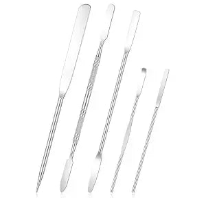 5 Pcs Makeup Spatula tool, Makeup Foundation Spatula Stainless