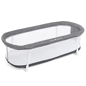 Baby Delight Snuggle Nest Bassinet, Portable Baby Bed, for Infants 0  5 Months, Charcoal Tweed
