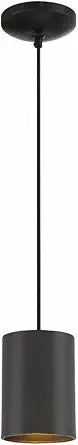 Access Lighting 29000-MBL-C Pilson Pendant, 1-Light 60 Watts, Matte Black