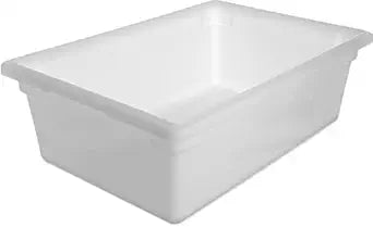 Carlisle FoodService Products StorPlus Storage Box, Container for Storing and Serving Food, 18" x 26" x 9", 4 Count, White