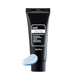 DearKlairs Midnight Blue Calming Cream | Face Moisturizer for Redness Relief, Guaiazulene, EGF & Ceramide, Post-Treatment Recovery, Korean Vegan Skincare for Sensitive Skin, 0.7 Oz (Pack of 1)