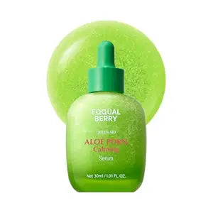EQQUALBERRY Aloe PDRN Calming Smoothie Serum ��� Soothing Korean Skin Care for Sensitive Skin, Cica & Aloe for Repair, Hydrating & Radiant Glow, Non-Comedogenic (1.01oz / 30ml)