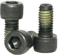 Nylon Patch Socket Head Cap Screw, 3/4-10 x 1 1/4", Alloy Steel, Black Oxide, Hex Socket (Quantity: 25) Coarse Thread, 3/4 inch Hexagonal Allen Bolt, Length: 1 1/4 inch, Full Thread