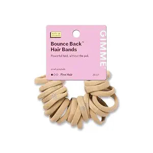Gimme Beauty X-Fine Seamless Hair Ties, Blonde, 20 Pack