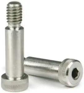Socket Head Shoulder Screw, 1/8 inch x 1/8 inch, 18-8 Stainless Steel, 4-40 Thread Size (Quantity: 25 pcs), Shoulder Diameter: 1/8 inch, Shoulder Length: 1/8 inch, Coarse Thread