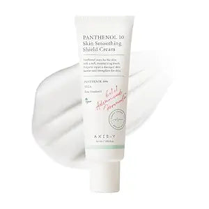 AXIS-Y Panthenol 10 Skin Smoothing Shield Cream - Daily Facial Moisturizer Barrier Cream for Long Lasting Hydration & Soothing - Vegan Korean Skin Care Face Lotion (1.69 fl. oz.)