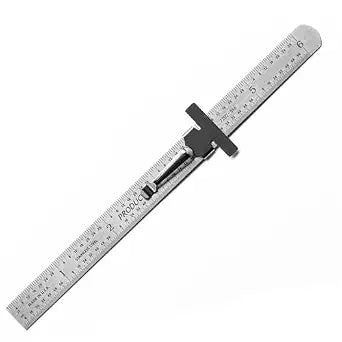 PEC Tools 6" Machinist Pocket Rule, Made in USA