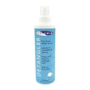 TRISWIM Detangler Leave-In Conditioner Spray 8oz | Pre Swim Hair Protection & After Swim Hair Detangler | Helps Prevent Tangles, Dryness & Breakage | Soft, Easy-to-Manage Hair | Sweet Persimmon Scent