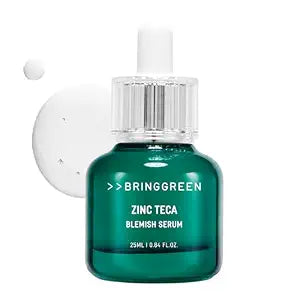 BRING GREEN ZINC TECA Serum with Niacinamide | Soothing Face Serum for Sensitive Skin, Pore Minimizing & Hydrating | Korean Skincare for Breakouts & Uneven Texture