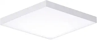 Maxim Lighting Trim 6.5" 1-Light Flush Mount | White Finish | White Polycarbonate Shade | Transitional Flush Mount | Ideal for Bedrooms, Hallways & Entryways | Dimmable | 57667WTWT
