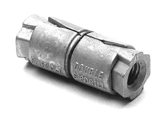 5/16" x 1-1/2" Outer Diameter 5/8" Double Expansion Anchor, Zinc Plated Double Expansion Shield Anchors, Double Expansion Shields for Masonry, Concrete, Brick or Block Qty 50