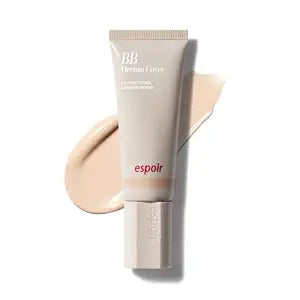 Espoir Tinted Moisturizer #10 Neutral Ivory, Glass Skin Tinted Moisturizer, Korean Foundation with 84% Skincare Ingredients, Buildable Coverage, Lightweight Hydrating Base for Natural Dewy Finish