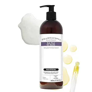 Pharmacopia Hotel Argan Oil Body Wash - Vegan Shower Gel - 16.2 oz