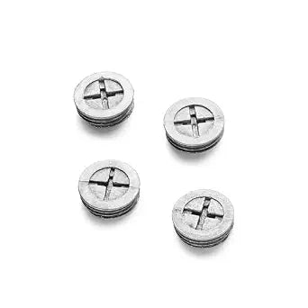 Sealproof Weatherproof Pack of Four 1/2 Metallic Closure Plugs for Electrical Box Outlets