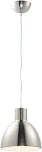 Maxim Lighting Cora 1-Light Pendant Light | Satin Nickel Finish | Kitchen Dining Pendant | 11022SN