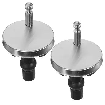 Tofficu Toilet Seat Replacement Parts Kit 2Pcs Toilet Lid Hinge Screws Hardware Accessories for Bathroom Seat Repair and Installation