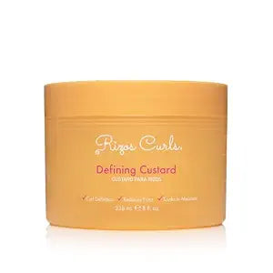 Rizos Curls Defining Custard – Long Hold, Shine & Frizz Control – Defines & Moisturize All Curl Types: Wavy, Curly, Coily 1a–4c – Sulfate & Paraben Free